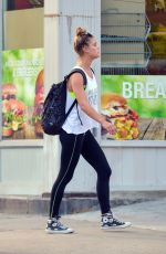 NINA AGDAL Out and About in New York 06/21/2016