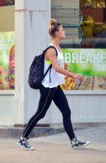NINA AGDAL Out and About in New York 06/21/2016