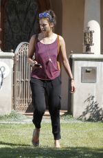 NINA DOBREV Out and About in Santa Monica 06/06/2016