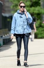 OLIVIA PALERMO Heading to a Gym in Brooklyn 05/31/2016