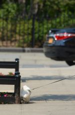 OLIVIA PALERMO Out With Her Dog in New York 05/31/2016