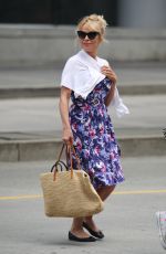 PAMELA ANDERSON Out Shopping in Santa Monica 06/23/2016