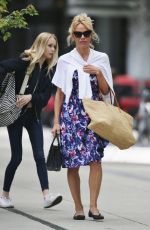 PAMELA ANDERSON Out Shopping in Santa Monica 06/23/2016