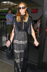 PARIS HILTON at LAX Airport in Los Angeles 06/06/2016