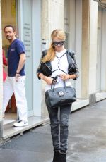 PARIS HILTON Out Shopping in Milan 06/16/2016