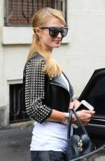 PARIS HILTON Out Shopping in Milan 06/16/2016