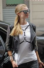 PARIS HILTON Out Shopping in Milan 06/16/2016