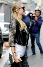 PARIS HILTON Out Shopping in Milan 06/16/2016