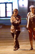 PARIS JACKSON Taking a Smoke Break with a Friend in Los Angeles 06/24/2016
