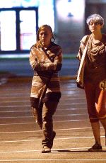 PARIS JACKSON Taking a Smoke Break with a Friend in Los Angeles 06/24/2016