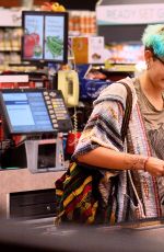PARIS JACKSON Taking a Smoke Break with a Friend in Los Angeles 06/24/2016