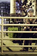 PARIS JACKSON Taking a Smoke Break with a Friend in Los Angeles 06/24/2016