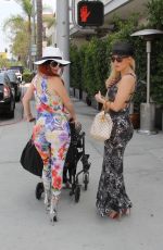 PHOEBE PRICE and ANA BRAGA at Il Pastaio in Beverly Hills 06/10/2016