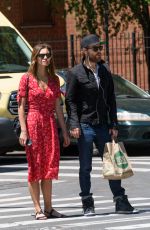PHOEBE TONKIN and Paul Wesley Out in East Village 06/09/2016