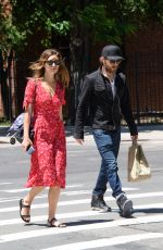 PHOEBE TONKIN and Paul Wesley Out in East Village 06/09/2016