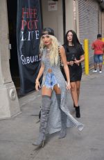 PIA MIA PEREZ at AOL Studios in New York 06/15/2016
