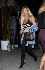 PIA MIA PEREZ at Nice Guy in West Hollywood 06/09/2016
