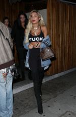 PIA MIA PEREZ at Nice Guy in West Hollywood 06/09/2016