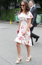 PIPPA MIDDLETON Arrives at Championships in Wimbledon 06/27/2016