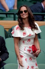 PIPPA MIDDLETON at Day One of Championships in Wimbledon 06/27/2016
