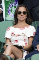 PIPPA MIDDLETON at Day One of Championships in Wimbledon 06/27/2016