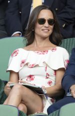 PIPPA MIDDLETON at Day One of Championships in Wimbledon 06/27/2016