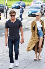 PIXIE LOTT and Oliver Cheshire Out in Plymouth 06/23/2016