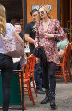 Pregnant CANDICE SWANEPOEL and DOUTZEN KROES at Bar Pitty in New York 06/05/2016