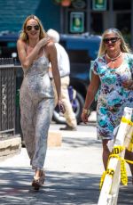 Pregnant CANDICE SWANEPOEL Out in New York 06/07/2016