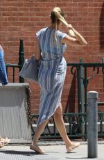 Pregnant CANDICE SWANEPOEL Out in New York 06/10/2016