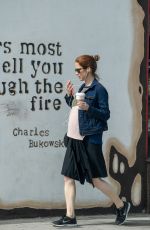 Pregnant ELLIE KEMPER Out and About in Los Feliz 06/09/016