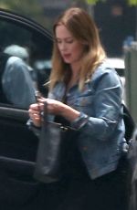 Pregnant EMILY BLUNT Out in Los Angeles 06/01/2016