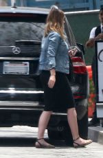 Pregnant EMILY BLUNT Out in Los Angeles 06/01/2016