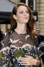 Pregnant KAYA SCODELARIO at Valentino Menswear Spring/Summer 2017 Fashion Show in Paris 06/22/2016