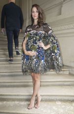 Pregnant KAYA SCODELARIO at Valentino Menswear Spring/Summer 2017 Fashion Show in Paris 06/22/2016