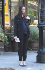 Pregnant LIV TYLER Out in Wwest Village in New York 06/09/2016