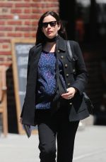 Pregnant LIV TYLER Out in Wwest Village in New York 06/09/2016