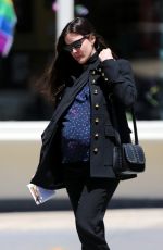 Pregnant LIV TYLER Out in Wwest Village in New York 06/09/2016