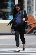 Pregnant LIV TYLER Out in Wwest Village in New York 06/09/2016