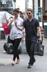 Pregnant MORENA BACCARIN Out in New York 06/03/2016
