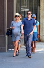Pregnant NICKY HILTON and Father-to-be James Rothschild Out for Lunch in New York 06/19/2016