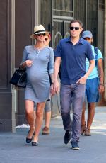 Pregnant NICKY HILTON and Father-to-be James Rothschild Out for Lunch in New York 06/19/2016