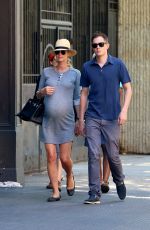 Pregnant NICKY HILTON and Father-to-be James Rothschild Out for Lunch in New York 06/19/2016