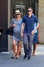 Pregnant NICKY HILTON and Father-to-be James Rothschild Out for Lunch in New York 06/19/2016