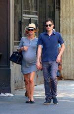 Pregnant NICKY HILTON and Father-to-be James Rothschild Out for Lunch in New York 06/19/2016