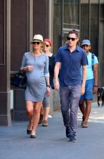 Pregnant NICKY HILTON and Father-to-be James Rothschild Out for Lunch in New York 06/19/2016