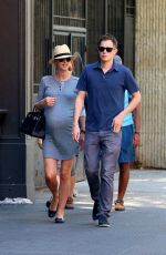 Pregnant NICKY HILTON and Father-to-be James Rothschild Out for Lunch in New York 06/19/2016