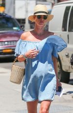 Pregnant NICKY HILTON Out and About in New York 06/14/2016
