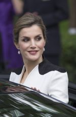 QUEEN LETIZIA at Armed Forces Day Hommage in Madrid 05/28/2016