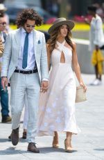 RACHEL BARNES Arrives at 9th Annual Veuve Clicquot Polo Classic in Jersey City 06/04/2016